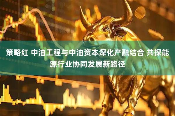 策略红 中油工程与中油资本深化产融结合 共探能源行业协同发展新路径