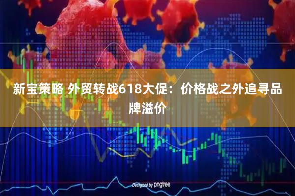 新宝策略 外贸转战618大促：价格战之外追寻品牌溢价