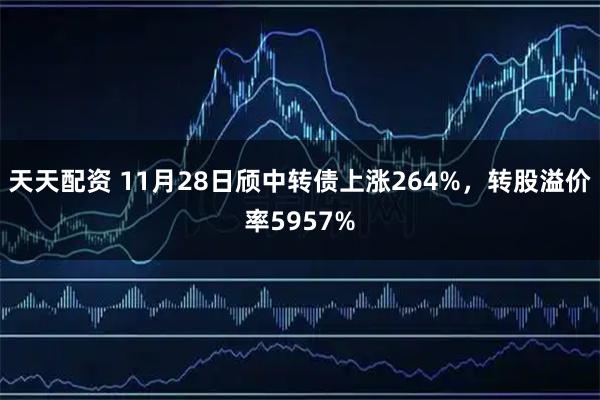 天天配资 11月28日颀中转债上涨264%，转股溢价率5957%